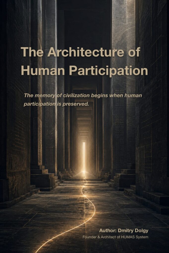 The Architecture of Human Participation — The memory of civilization begins when human participation is preserved